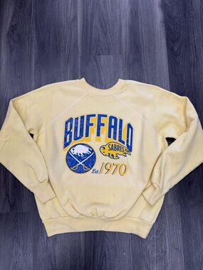 Vintage Buffalo Sabres Crewneck Sweatshirt Size Small Made In USA